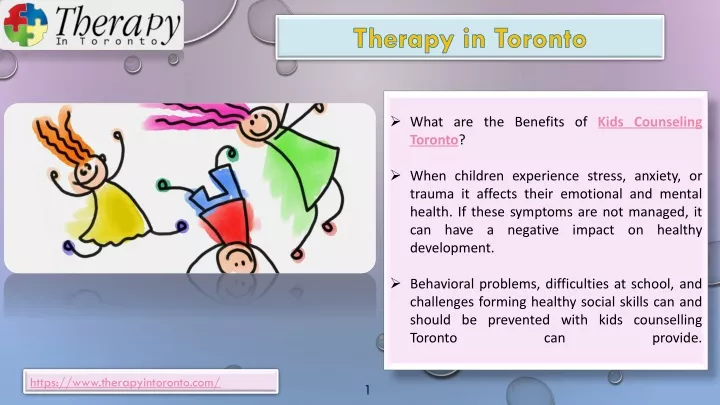 what are the benefits of kids counseling toronto