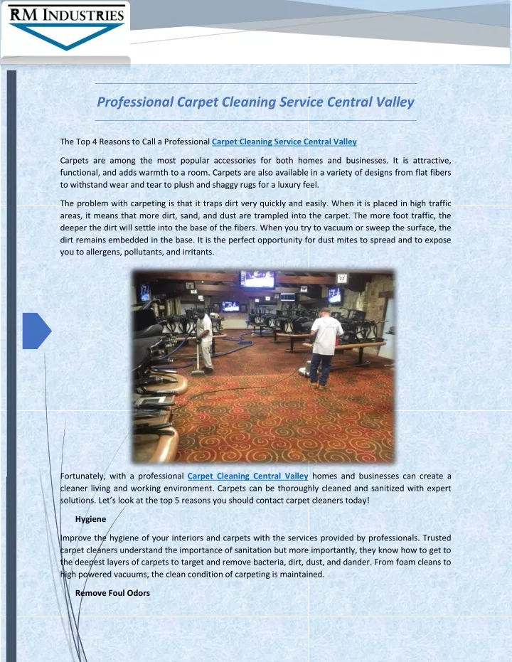 professional carpet cleaning service central
