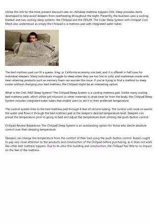 Chilipad Sleep System Review (2021 Update) - Start Sleeping