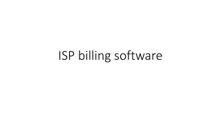ISP Software, ISP Billing, ISP CRM, Hotspot Management Software.