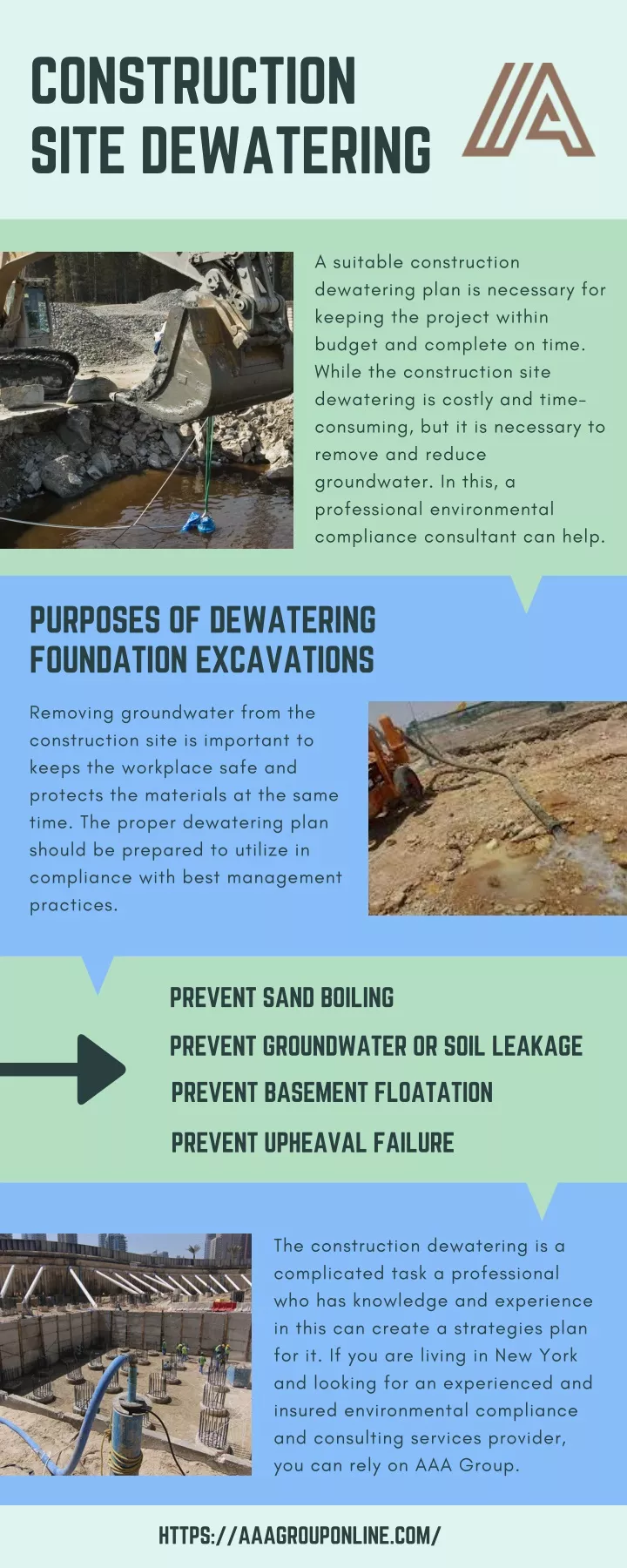 construction site dewatering