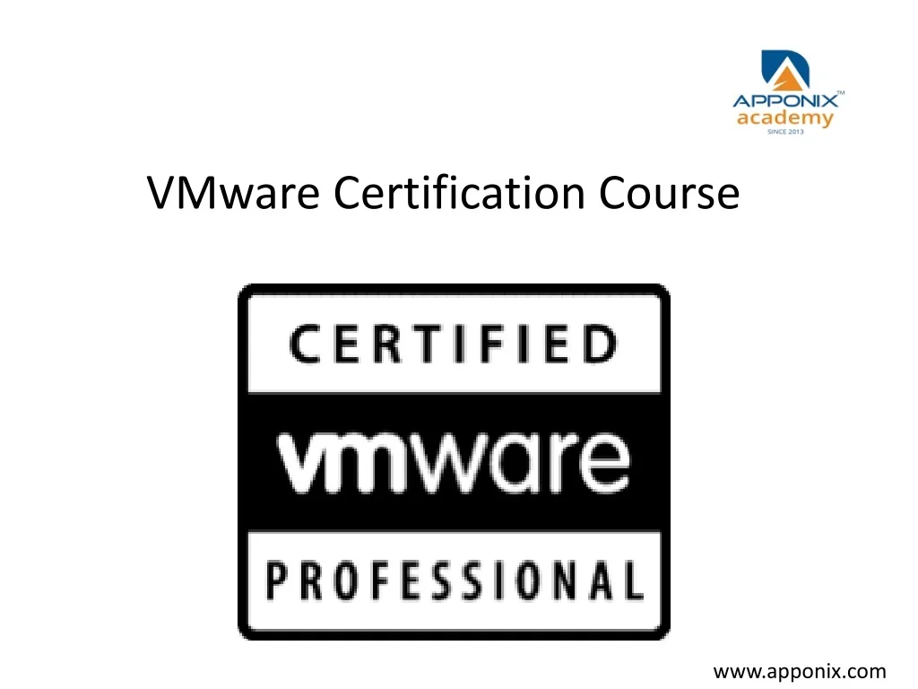 PPT - VMware Certification Course PowerPoint Presentation, free ...