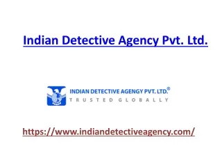 Hiring a Certified and Professional Detective Agency in India