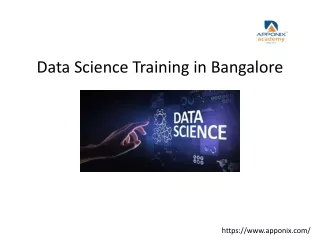 Data Science Training in Bangalore