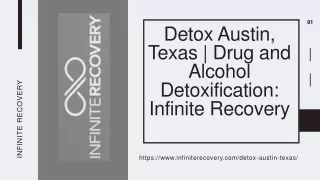 Detox Austin, Texas  Drug and Alcohol Detoxification Infinite Recovery