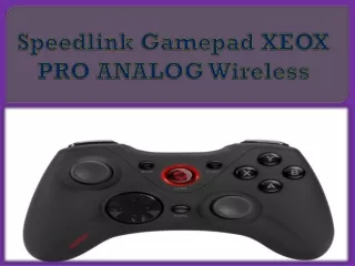 Speedlink Gamepad XEOX PRO - ANALOG Wireless
