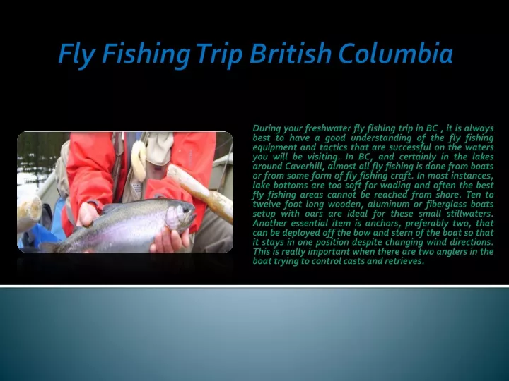 fly fishing trip british columbia