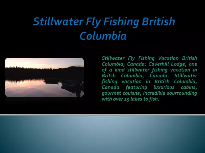 stillwater fly fishing british columbia
