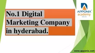 no 1 digital marketing company in hyderabad