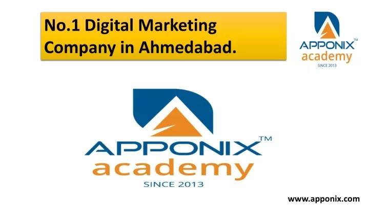 no 1 digital marketing company in ahmedabad