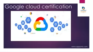 google cloud certification
