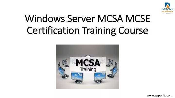 windows server mcsa mcse certification training course