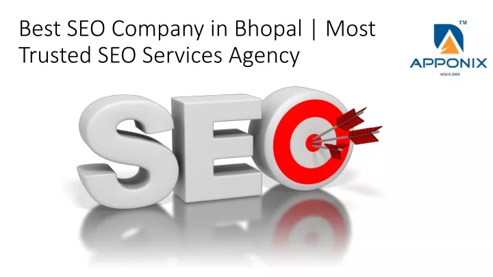 best seo company in bhopal most trusted seo services agency