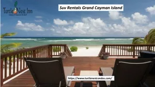 Suv Rentals Grand Cayman Island: turtlenestcondos.com