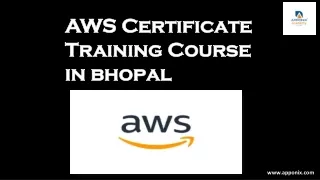 AWS Certification PPT bhopal