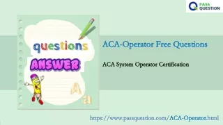aca operator free questions aca operator free