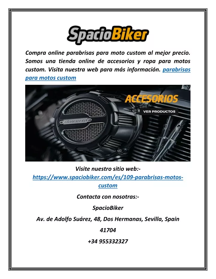 compra online parabrisas para moto custom