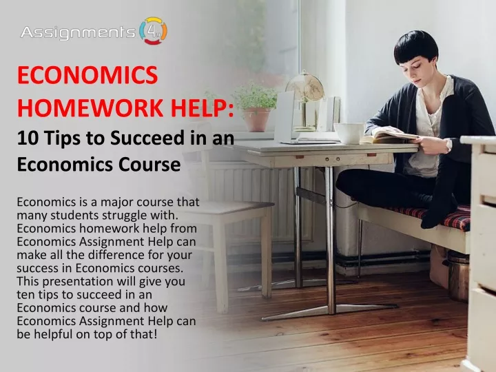 economics homework help 10 tips to succeed in an economics course