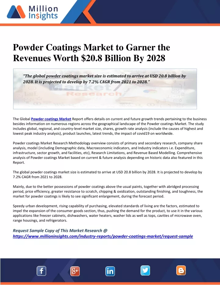 powder coatings market to garner the revenues