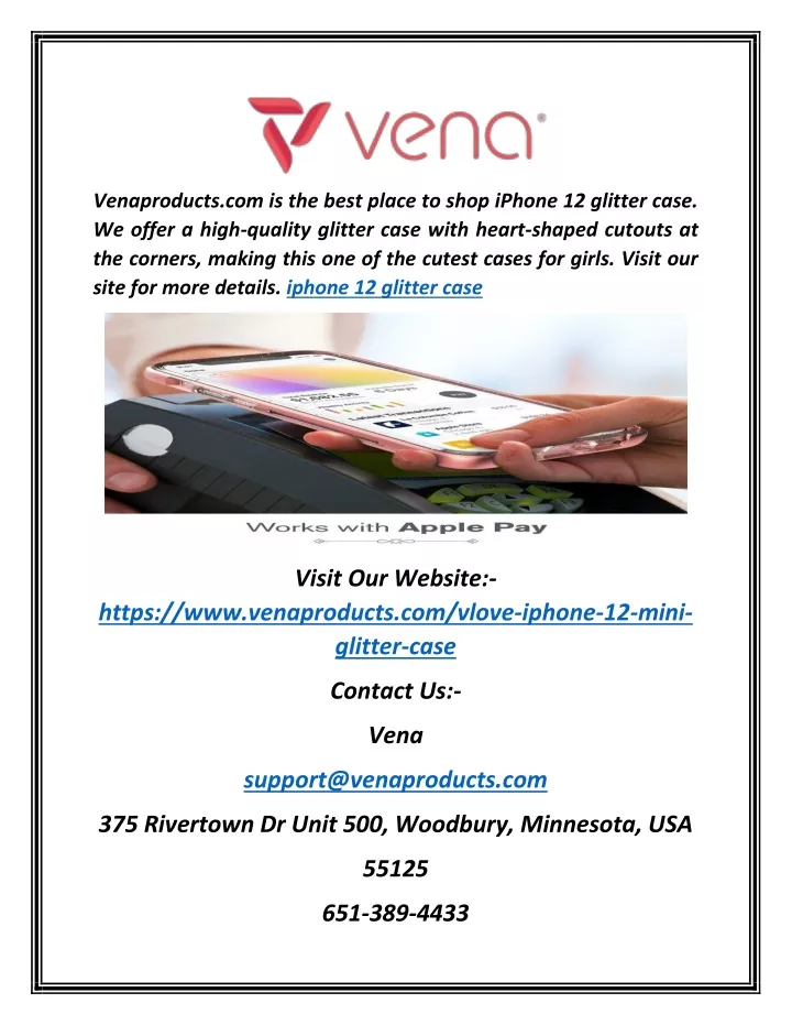 venaproducts com is the best place to shop iphone
