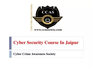 No.1 Cyber Security Course In Jaipur