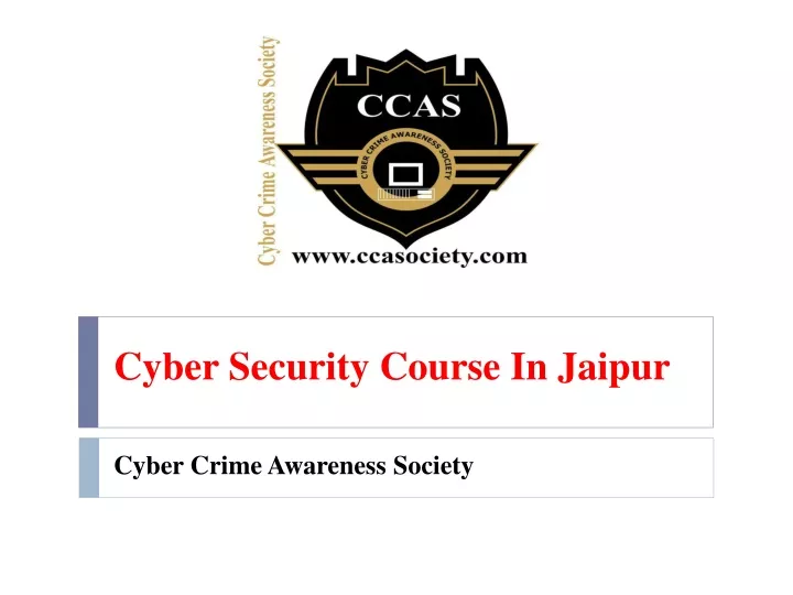 cyber security course in jaipur