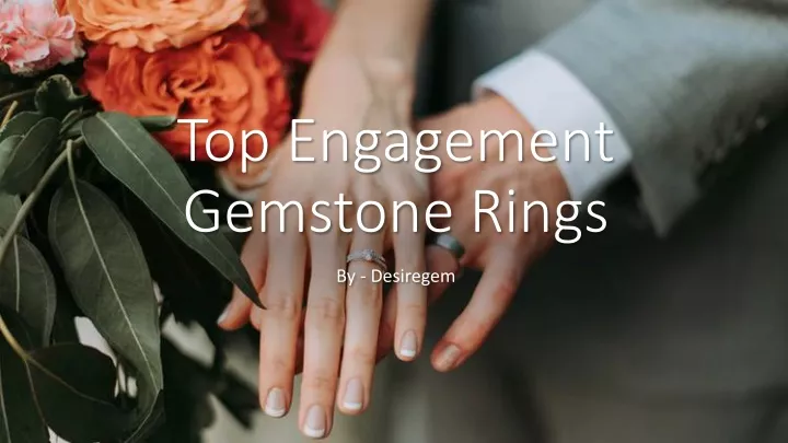 top engagement gemstone rings