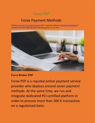 forex psp