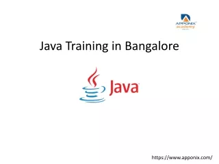 Java Training in Bangalore