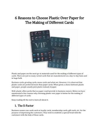 Plastic Cards- K12print.com