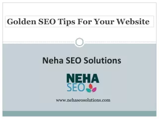 Golden SEO Tips For Your Website | 9340526843 | Nehaseosolutions.com