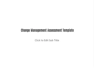 change management assessment template