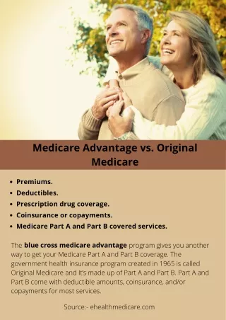 Medicare Advantage vs. Original Medicare