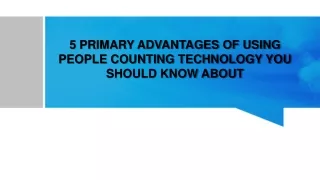 Advantages Of Using People Counting Technology