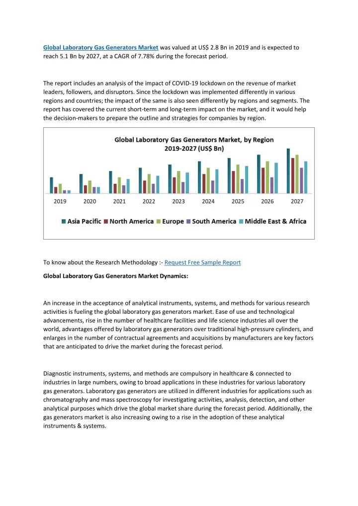 global laboratory gas generators market