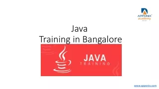 java training in bangalore