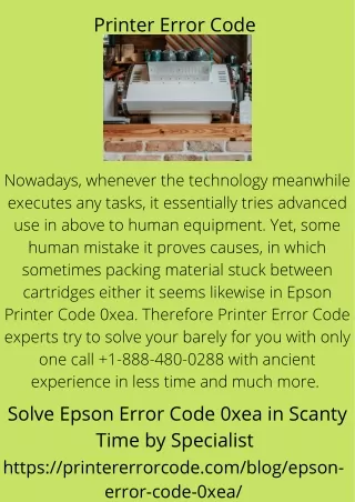 printer error code