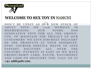 Sex Toys In Namchi Call +919883981166