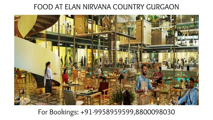 food at elan nirvana country gurgaon