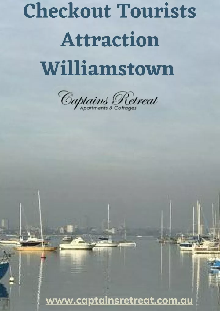 checkout tourists attraction williamstown