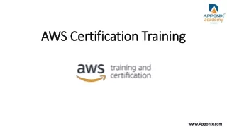 AWS Certification Training