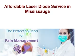 Affordable Laser Diode Service in Mississauga