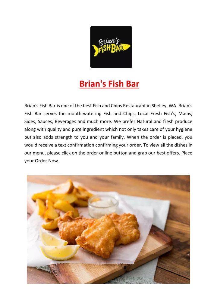 brian s fish bar