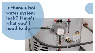 Is there a hot water system leak Here's what you'll need to do (1)