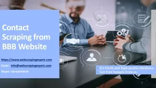 contact scraping from bbb website