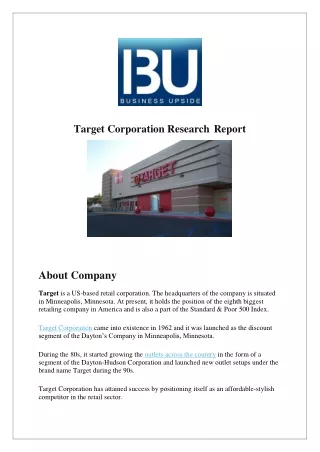Target Corporation Research Report