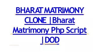 bh a r a t m a t r imony