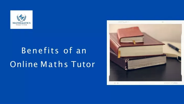 benefits of an online maths tutor