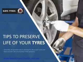 tips to preserve life of your tyres