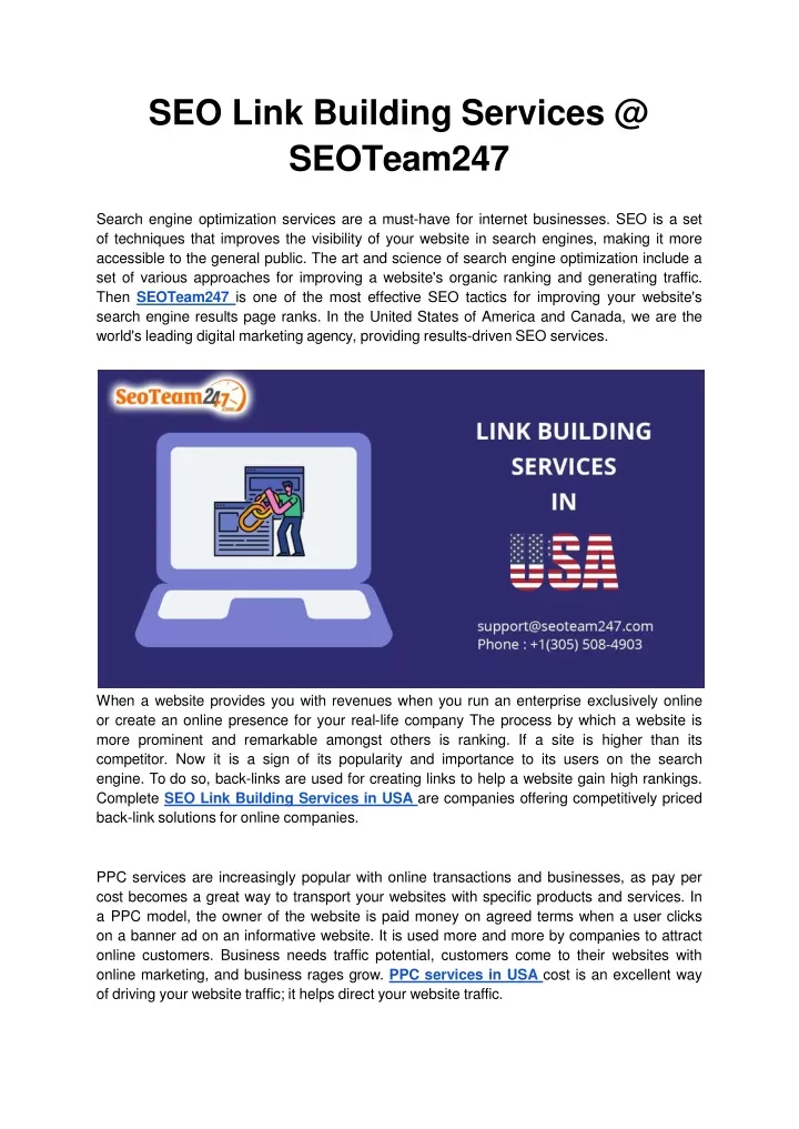 seo link building services @ seoteam247